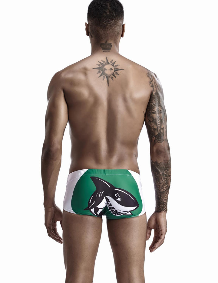 Low Rise Boxer Brief "Shark" Swimwear 90808