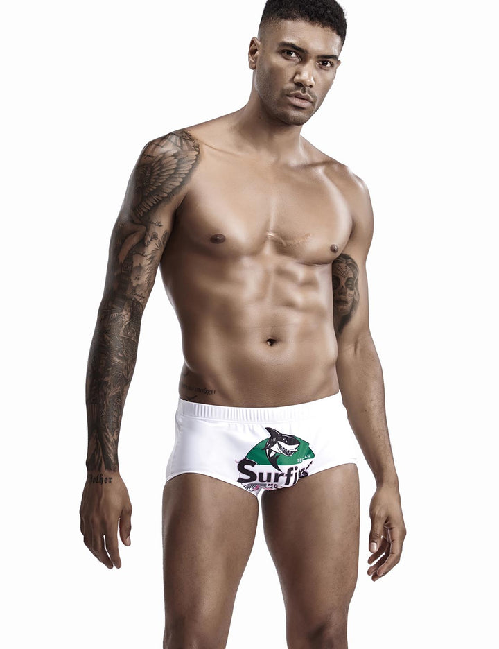 Low Rise Boxer Brief "Shark" Swimwear 90808
