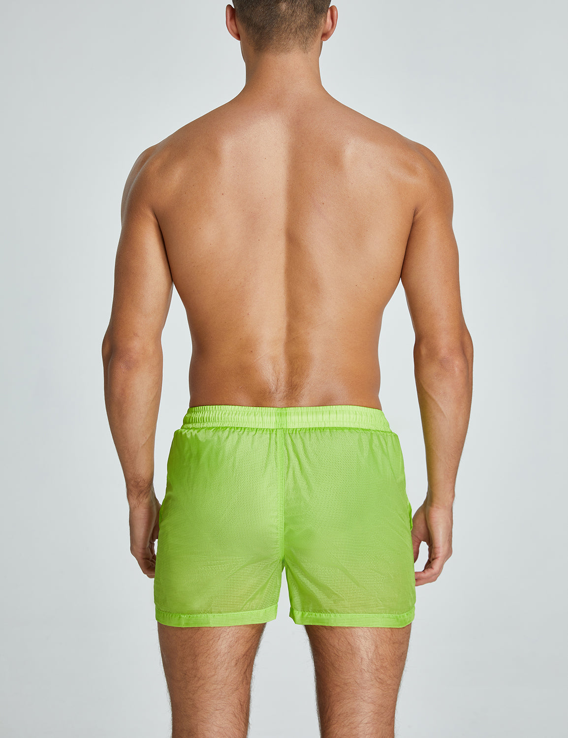 Men's casual shorts - light beige W303
