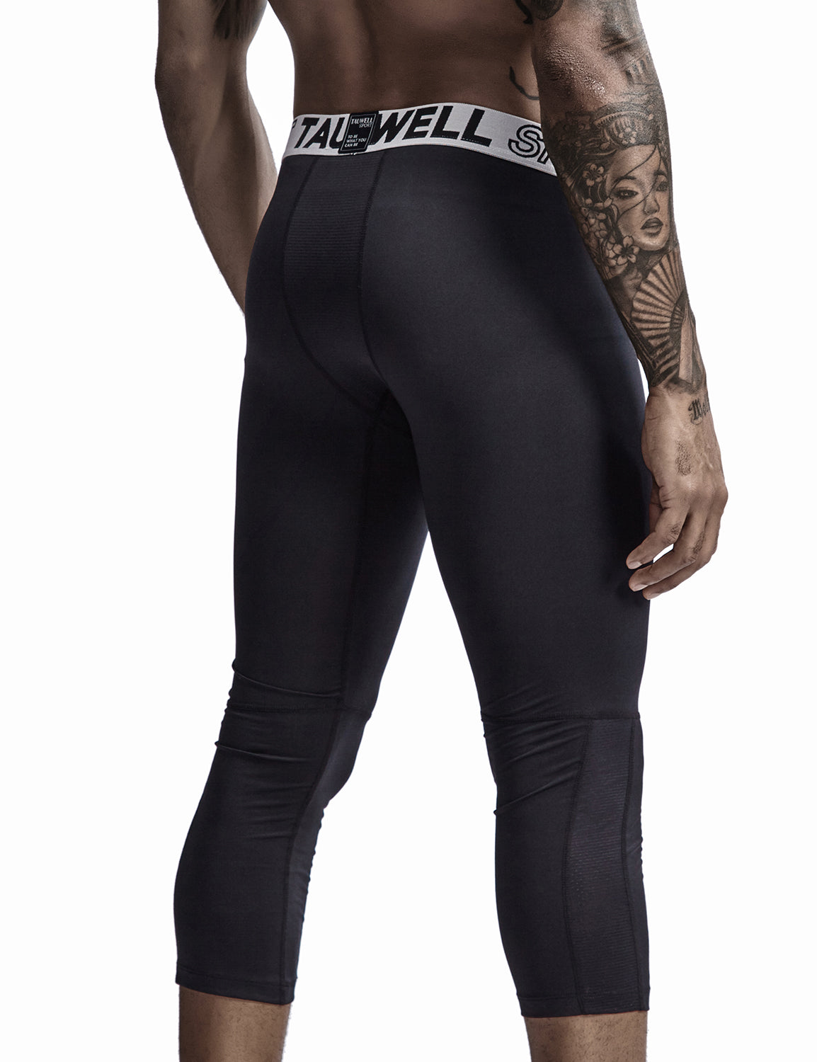 Compressive-Fit Training Tights Quick Dry(3/4 Length) 9605