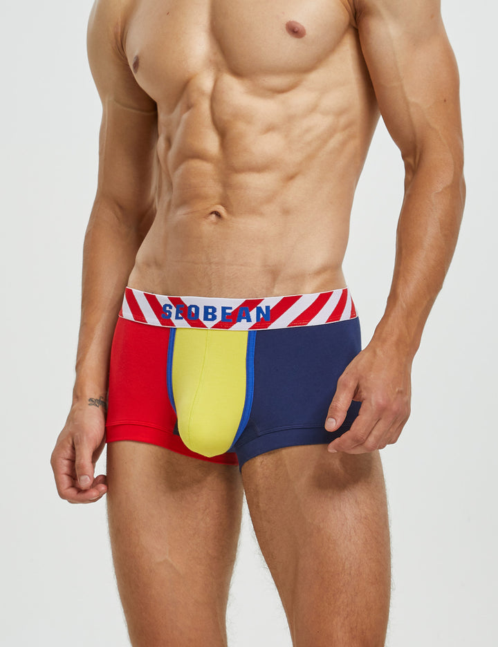 Color Block Boxer Brief 220214