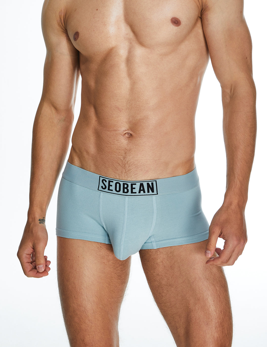 SEOBEAN Biancheria Intima Sexy Da Uomo A Vita Bassa 7 Colori Boxer - Foto 6