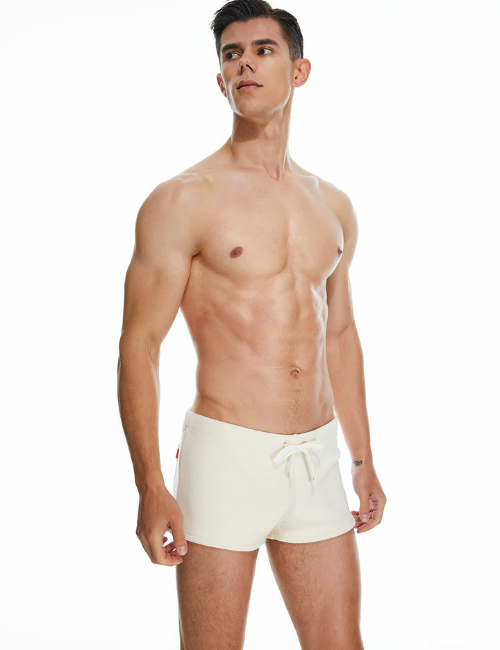 Solid Polar Fleece Shorts 230501