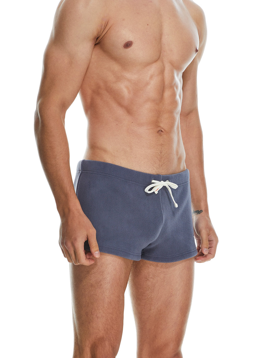 Solid Polar Fleece Shorts 230501