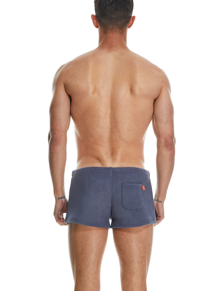 Solid Polar Fleece Shorts 230501