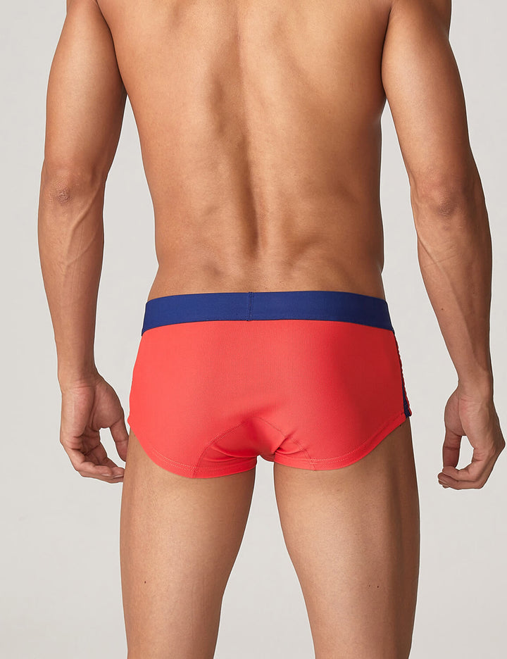 Side Line Nylon Mesh Boxer Brief 220212