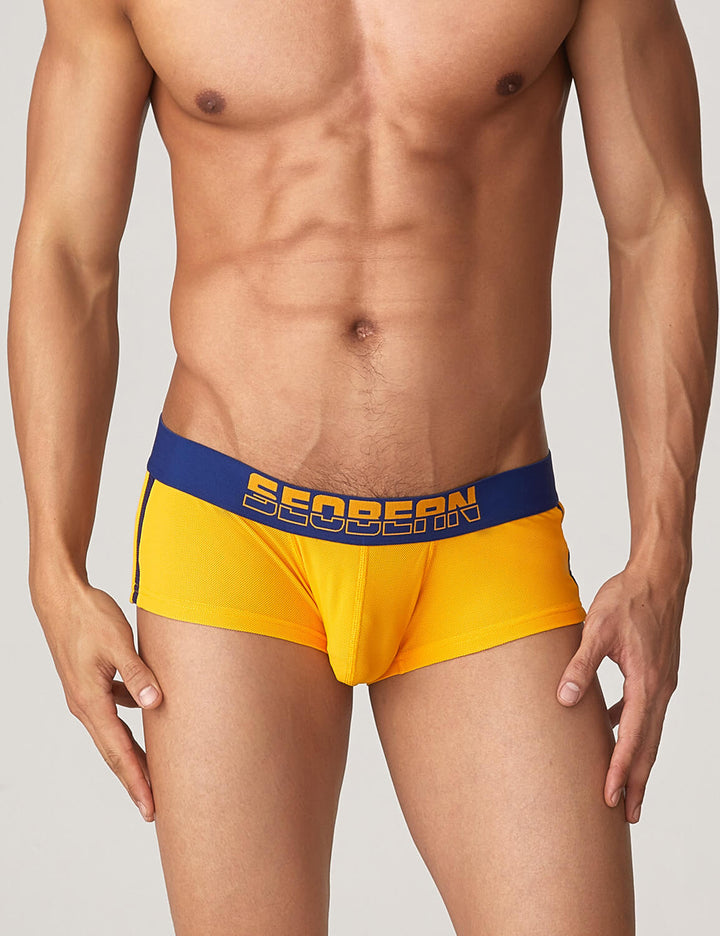 Side Line Nylon Mesh Boxer Brief 220212