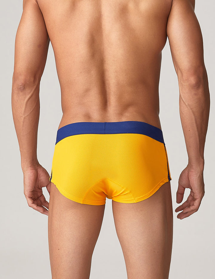 Side Line Nylon Mesh Boxer Brief 220212
