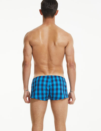 Checkered Fit Trunks 230503