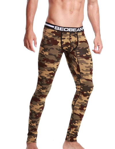 Low Rise Long Underwear Camouflage Long John 50401