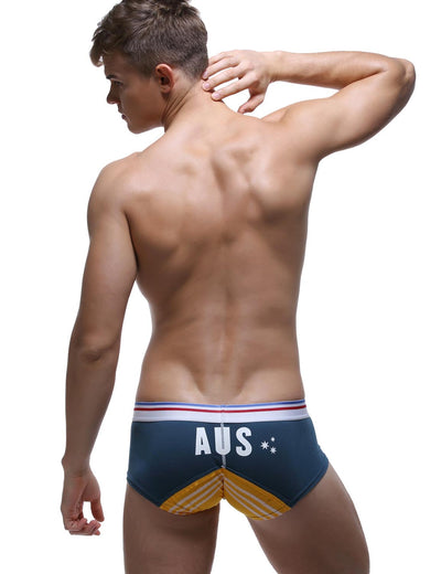 National Letter Reverse Sewing Boxer Brief 60207