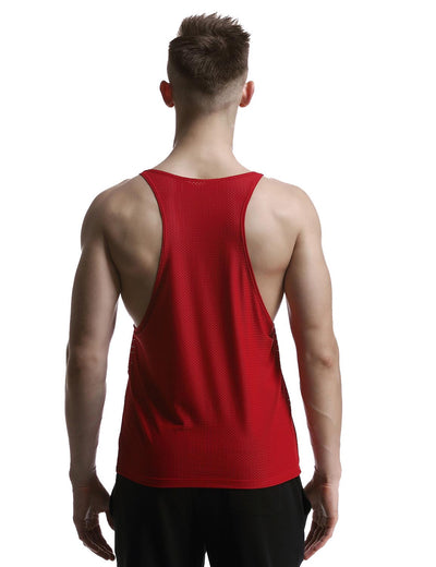 Gym Mesh Tank Tops Fitness Sleeveless Shirts 60701