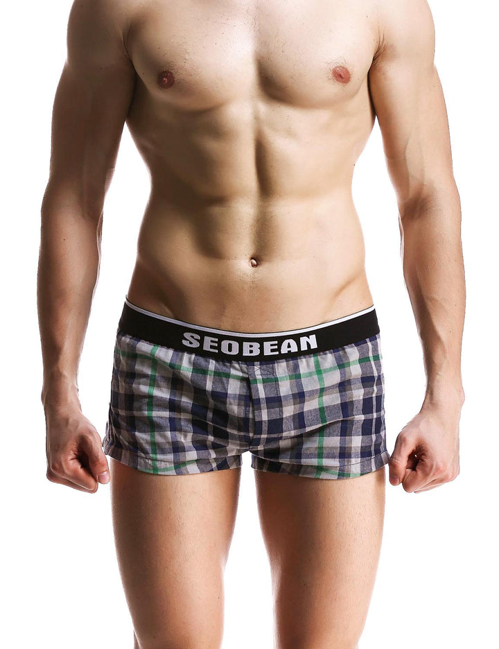 Low Rise Plaid Trunk Shorts 70501