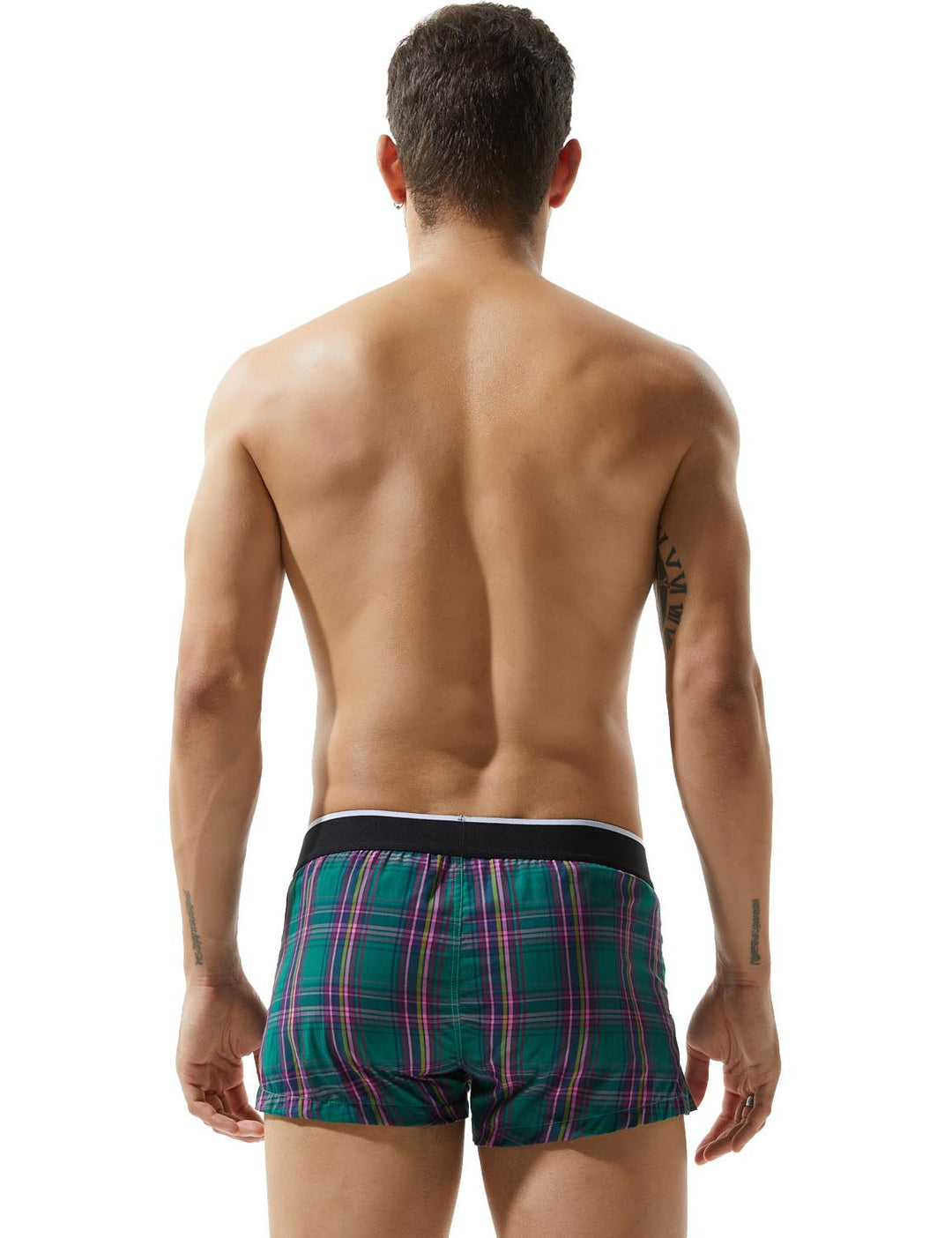 Plaid Low Rise Trunks 70505