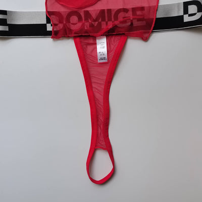 Sexy O-Ring Thong with Flaps 5641