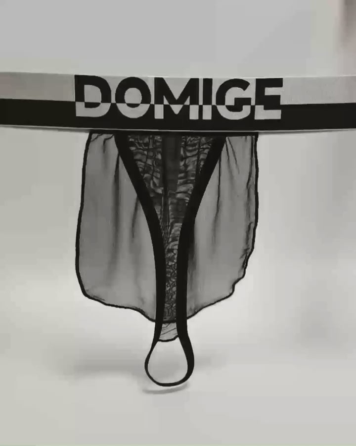 Sexy O-Ring Thong with Flaps 5641