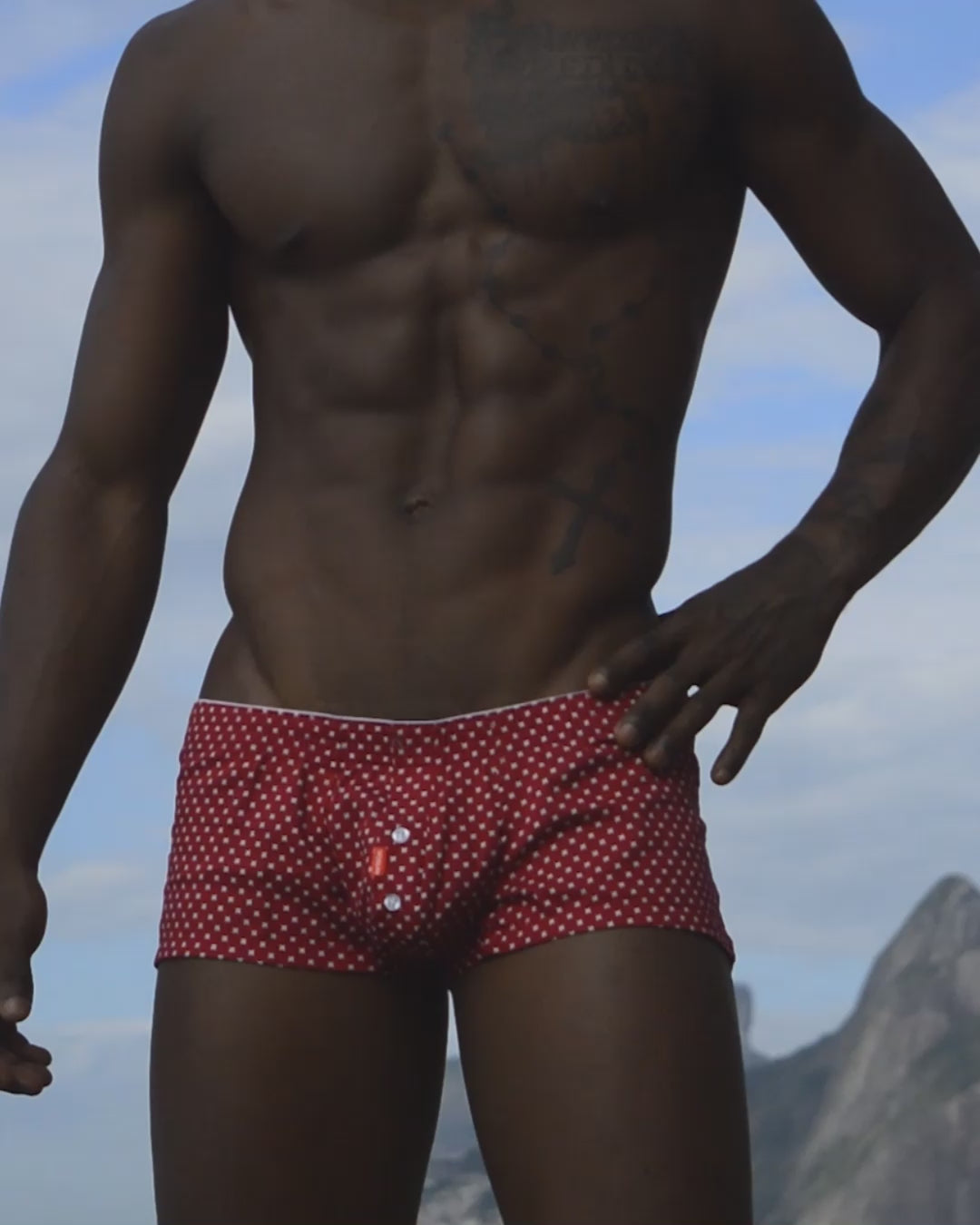 Low Rise Fit Trunks with Cup-Shaped 00501