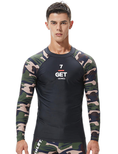 Camouflage Rash Guard Surfing Shirt 8802
