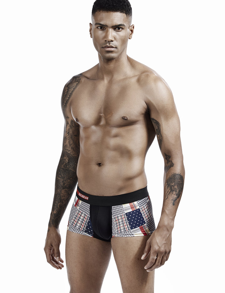 Checkered &amp; Dot Boxer Brief 00207