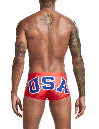 Flag Boxer Brief Swimwear 00802