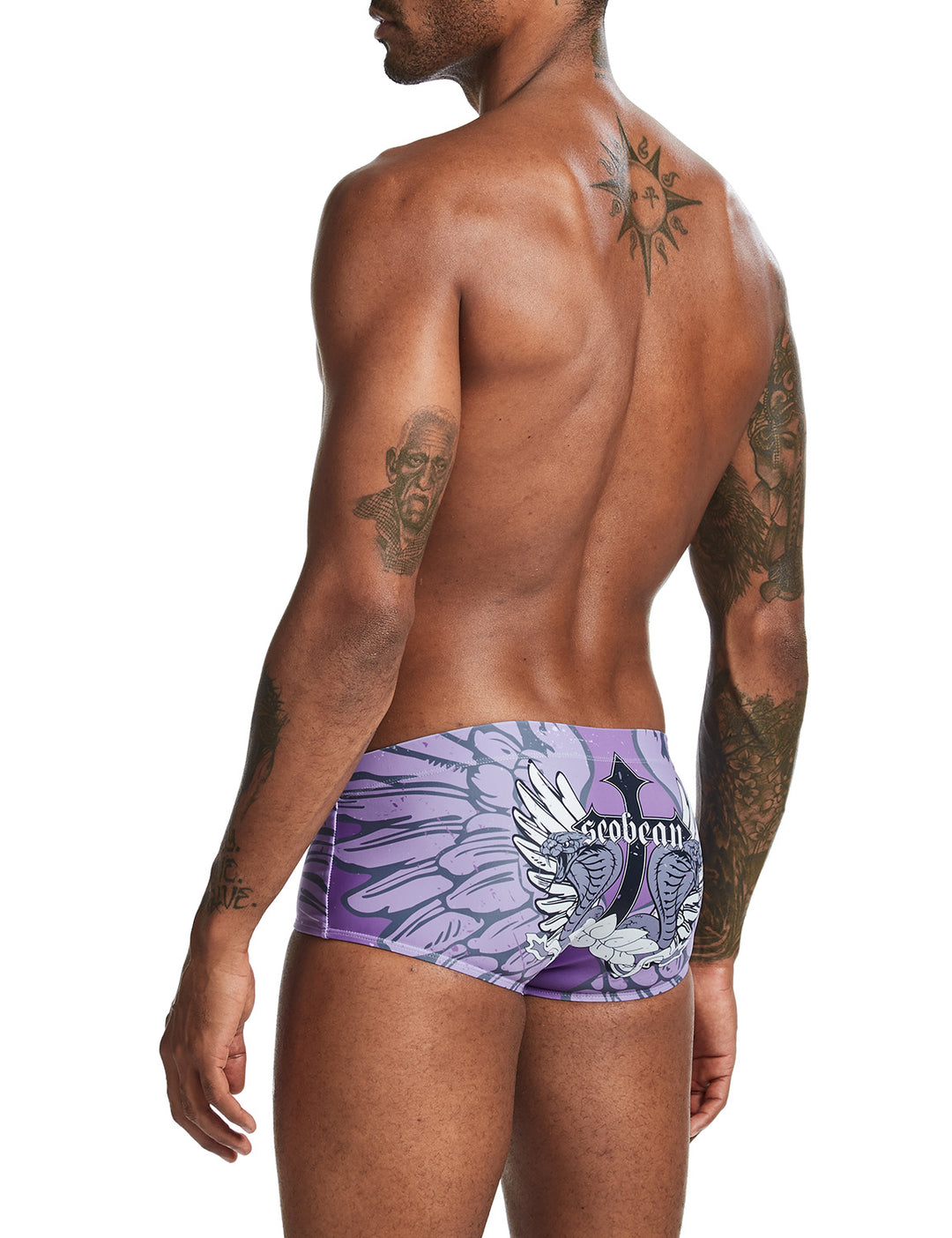 2020 New Sexy Swim Trunks 00803 Wing &amp; Snake
