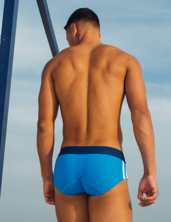 Side Line Nylon Mesh Boxer Brief 220212