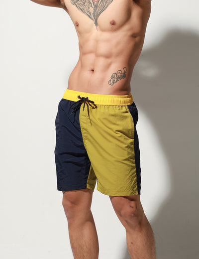Quick-Dry Color Block Shorts S8011