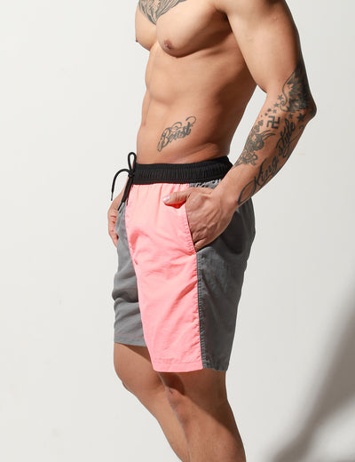 Quick-Dry Color Block Shorts S8011