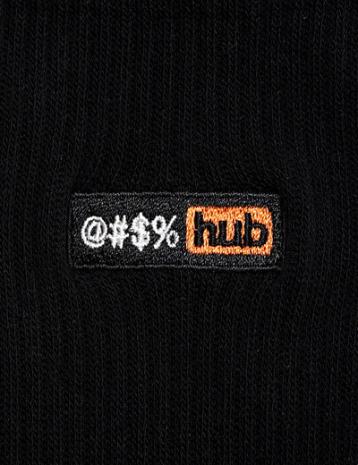 @#$% HUB Thin Crew Socks SINGLE-PACK