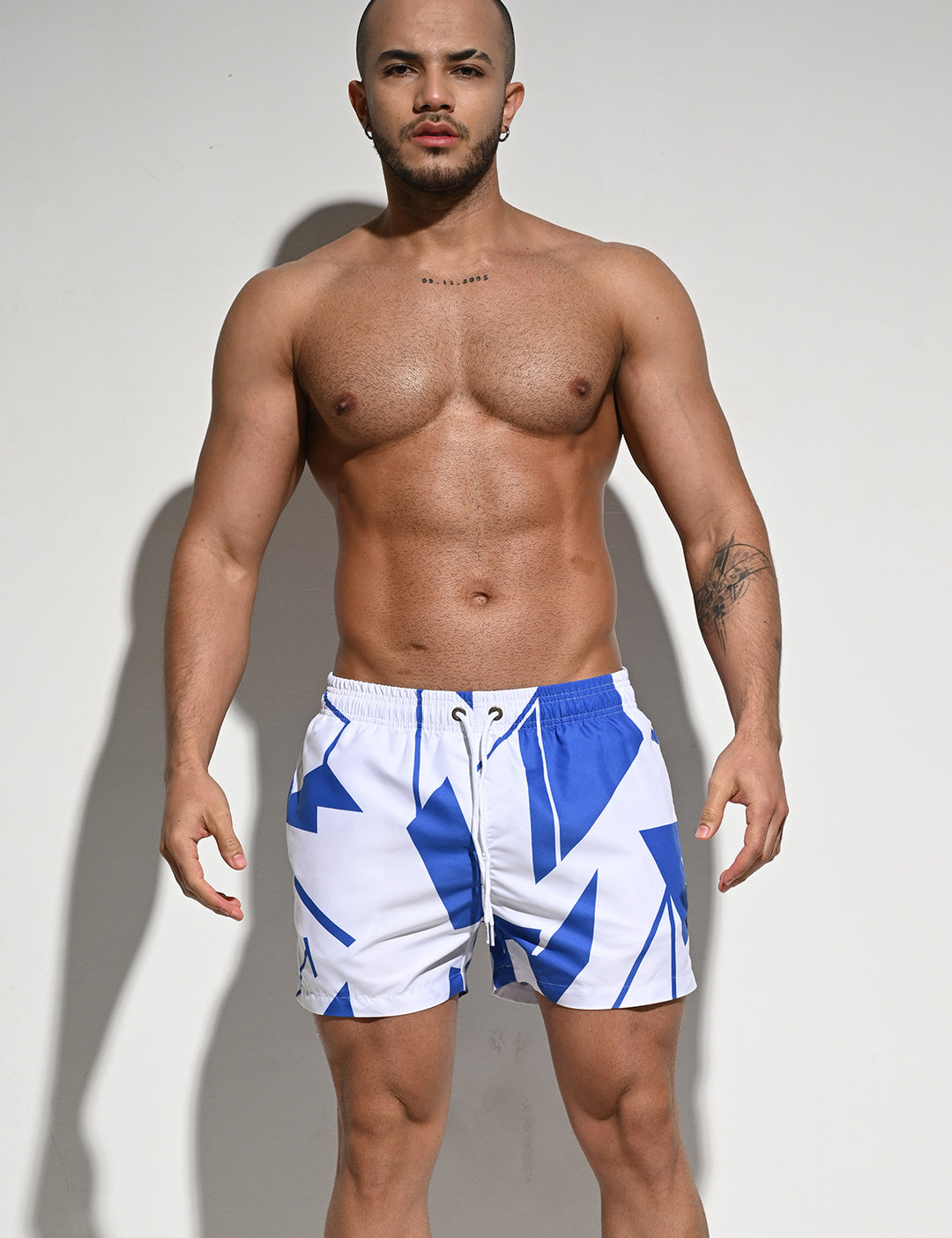 Color Block Sport Swim Shorts B2102